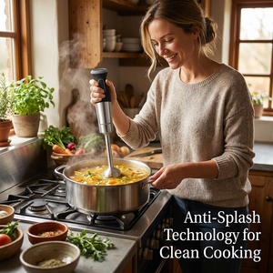 Mixeur Plongeant Électrique 700W Puissant Multi-vitesses avec Fouet et Hachoir pour Appareils <span class=keywords><strong>de</strong></span> Cuisine Domestiques - Product Image 3