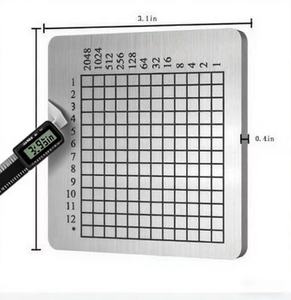 An toàn kim loại cụm từ tấm lửa & chống nước mật khẩu ghi âm Kit cho lạnh sao lưu - Product Image 6