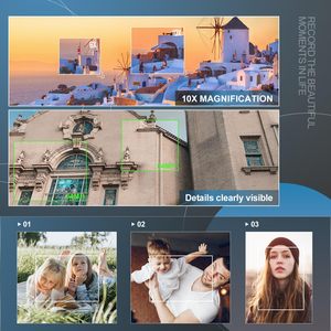 Máy ảnh kỹ thuật số 4K & 64mp nhiếp ảnh máy ảnh video máy ảnh 40x Zoom vlog máy ảnh cho Youtube với đèn flash - Product Image 3