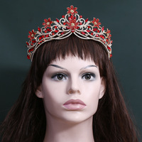 Couronne florale de mariée pour concours de beauté, accessoire de cheveux en alliage de style européen et américain pour mariage, vente transfrontalière