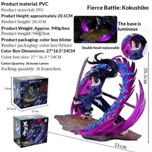 Statua Modello in PVC <span class=keywords><strong>Demon</strong></span> <span class=keywords><strong>Slayer</strong></span> GK Battaglia Feroce, Figura Kokushibo Edizione Battaglia Kizuki Yori Versione Espositiva Decorazione da Collezione - Product Image 2