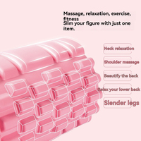 Rodillo de Espuma Ecológico e Inodoro con Diseño de Puntos Flotantes para Masaje Profundo, Relajación Muscular y Alta Resiliencia, Accesorio de Yoga