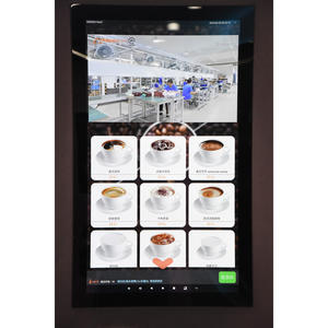 Distributeur automatique de matcha intelligent commercial sur pied, écran tactile 32 pouces, machine à café expresso, code QR, <span class=keywords><strong>carte</strong></span> de crédit - Product Image 3