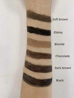 Fabricants de Marques Blanches – Crème Sourcils Teintée Minérale Végétale Longue Durée Imperméable et Douce, 6 Couleurs, ODM OEM