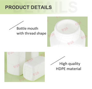 Botella de Plástico de 120 ml para Vitaminas, Grado Alimenticio, HDPE, Blanca, con Tapa de Rosca de Color, Personalizable - Product Image 4