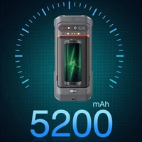 Lector de Códigos de Barras PDA Resistente F505 IP66 con Resistencia a Caídas de 1.5M, Terminal Móvil Android Robusto en Existencia para Comercio Minorista/Almacén