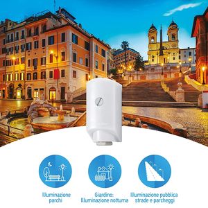 Interrupteur crépusculaire monobloc Finder Type 10.51 Relais 12A 230V IP20 Plastique 1 Voie Installation Facile - Product Image 3