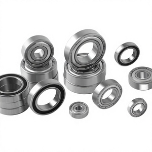 Roulement à billes miniature Misi 304 en acier inoxydable, double rangée, diamètre extérieur 12 mm, largeur 4 mm, étanchéité ZZ, résistant à l'usure et à la rouille - Product Image 1