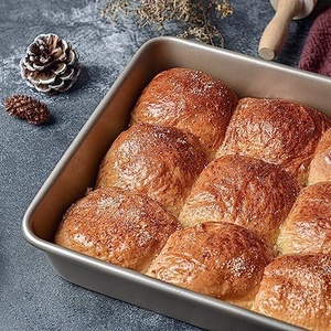 Wholesale Reusable Durable Carbon Steel Non-Stick Rectangle <b>Small</b> Baking <b>Pan</b> Heat Resistant Multifunctional Space Saving Custom - Product Image 5