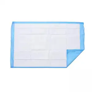 customized good free sample medical thick cotton organic contoured wholesale incontinence disposable bed underpads