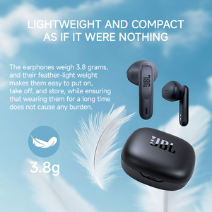 <span class=keywords><strong>Casque</strong></span> sans fil Bluetooth <span class=keywords><strong>JBL</strong></span> WAVE FLEX semi intra-auriculaire à réduction de bruit active, compatible avec la commande par application, étanche IP54, résistant à la poussière - Product Image 5