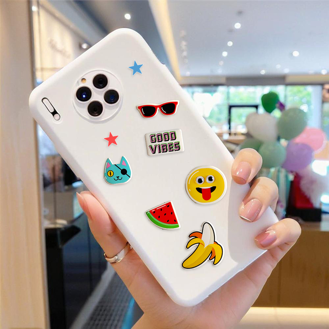 Manufacturer Customized Cartoon Text Puffy 3D Phone Sticker Decorative Stickers