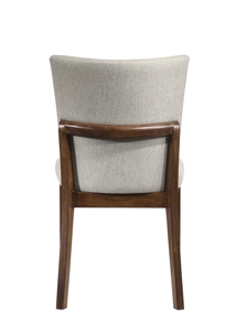 Chaises confortables en bois massif avec cadre en bois antique, revêtement en tissu, pour la maison et les restaurants - Product Image 3