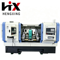 Tour CNC horizontal à alimentation automatique, à lit plat, à broche unique, pour usinage de tubes en acier sans soudure, de moyenne capacité, 4 axes, haute sécurité