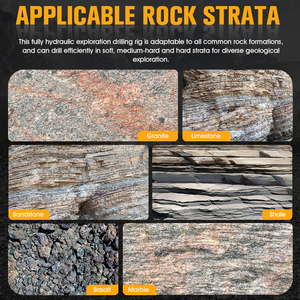工場価格ディーゼル油圧式地質調査用ダイヤモンド掘削リグ、鉱山掘削用ボーリングマシン - Product Image 6