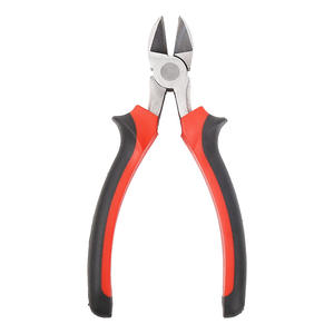 คีมตัดปากเฉียง 6 นิ้ว ผลิตจากเหล็กโครเมียมวาเนเดียม ปากเรียบ ด้ามจับสีส้มดำ หน่วยการวัดแบบอิมพีเรียล - Product Image 2