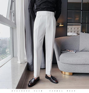 2023 nuovi arrivi moda moda confortevole dal Design unico a vita alta <span class=keywords><strong>pantaloni</strong></span> Casual da uomo - Product Image 6