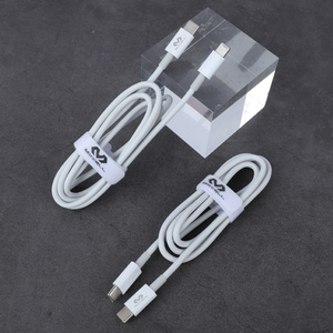 كابل بيانات وشحن سريع من نوع USB-C إلى USB-C بقوة <span class=keywords><strong>5</strong></span> أمبير/3 أمبير، متوافق مع هواتف آيفون وأندرويد. - Product Image 2