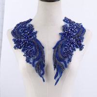 Grande Applique de Luxe en Strass et Paillettes de Verre, Motif Fleur 3D Dorée, à Coudre ou Thermocollante, pour Vêtements, Chapeaux et Tenues de Mariage