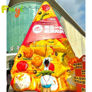Diskon besar balon makanan tiup Pizza Model raksasa tiup Pizza untuk promosi merek - Product Image 2