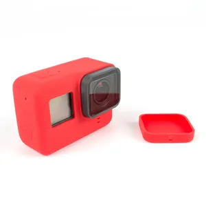 Chất lượng cao Silicone tay áo trường hợp với máy ảnh cap phụ kiện gói cho <span class=keywords><strong>GoPro</strong></span> anh hùng 5 <span class=keywords><strong>6</strong></span> 7 hành động máy ảnh - Product Image 5