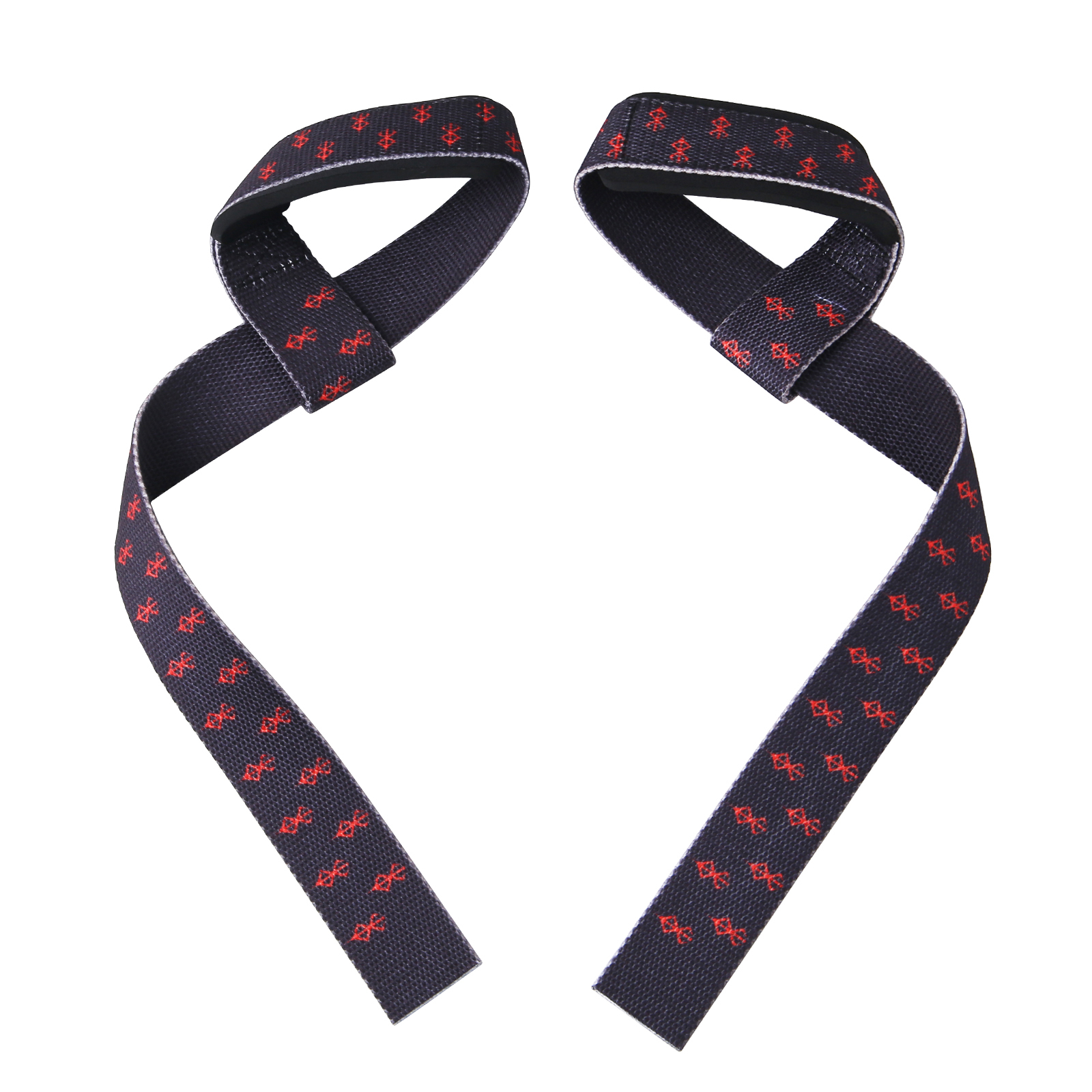 red lifting strap