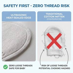 Newborn Protective Foot Covers Ultra Soft Medical Grade Terry Fabric Breathable Lightweight Anti Blue <b>Light</b> Blackout - Product Image 3