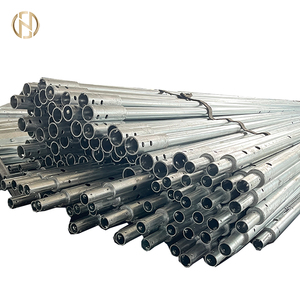 Poste de acero tubular de energía eléctrica galvanizada, postes estampados, precio de empresa - Product Image 1