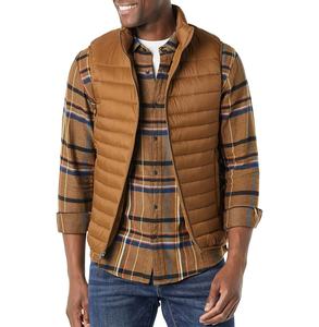 Chaleco acolchado de hombre de diseño personalizado OEM, chaqueta de burbujas sin mangas, prendas de vestir de invierno, tela Reversible con relleno, opciones de talla grande - Product Image 4
