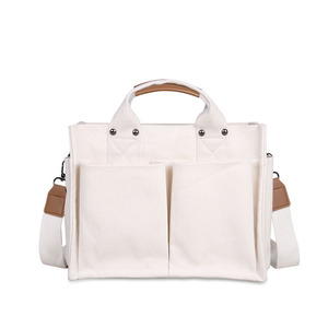 Extra Heavy-Weight <b>Large</b> Personalized Boat Tote Cotton Canvas Handbag - Product Image 1
