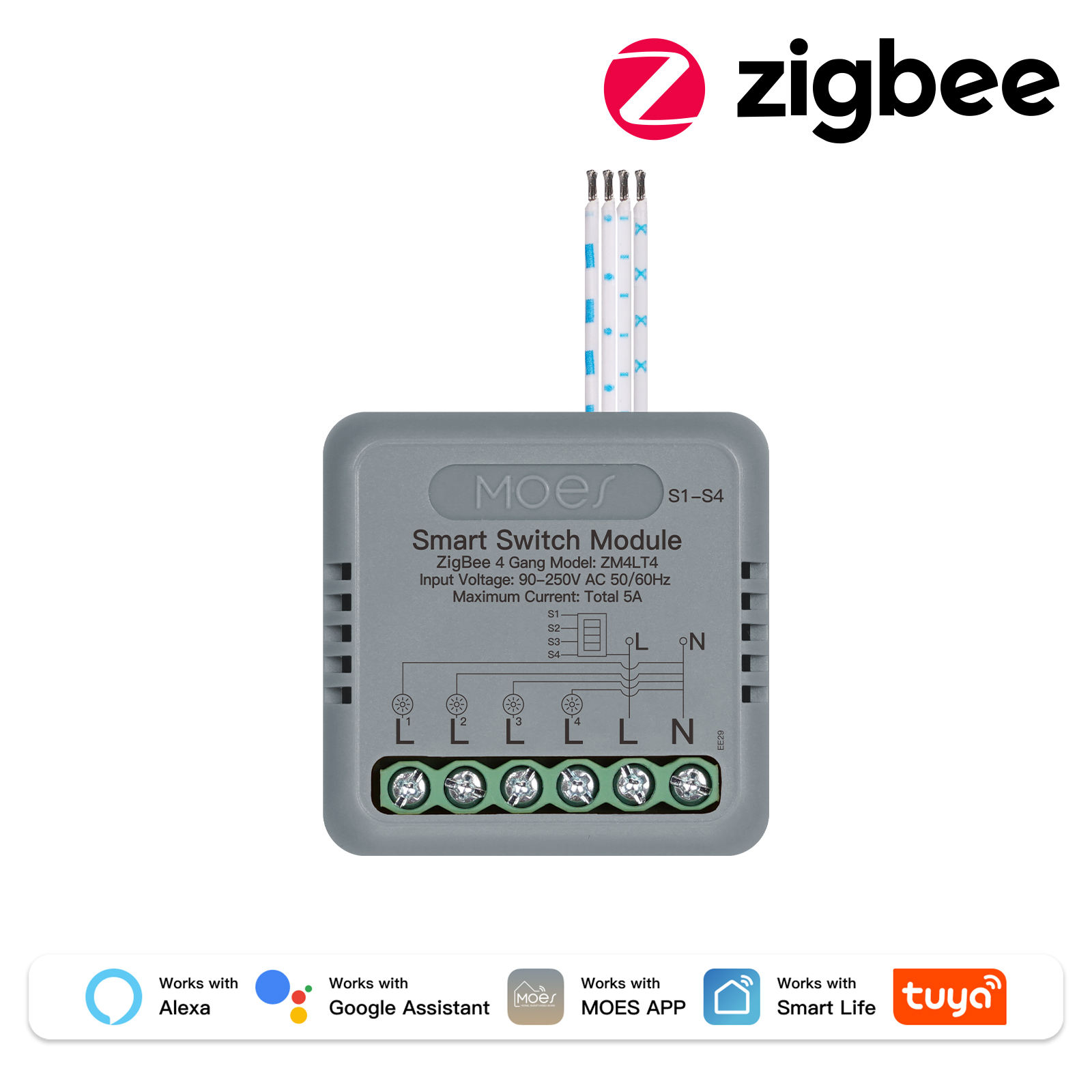 zigbee 4 grupos