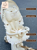 Coussin de siège universel 4 saisons en coton à imprimé animal pour poussette modèle 168868 compatible avec Wanyah T6 PLUS Bebebus Walking Wagon Infant