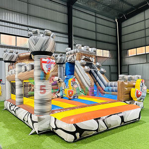 Nouveau design soldats <span class=keywords><strong>garde</strong></span> maison de rebond combo toboggan castillos gonflables château gonflable avec toboggan - Product Image 4
