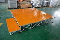 Scène portative avec roues Scène professionnelle en aluminium pliante pour marionnette