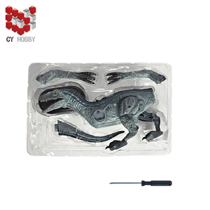 Jouet de contrôle radio infrarouge Rampage Velociraptor <span class=keywords><strong>Dinosaure</strong></span> 2.4G - Matériel en caoutchouc bleu Emballage d'origine pour enfants de 8 ans et plus - Product Image 2