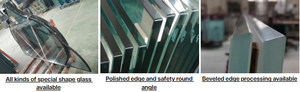 Xây dựng nhà máy sản xuất kính bán buôn 3mm 4mm 5mm 6mm 8mm 10mm 12mm 15mm 19mm tùy chỉnh rõ ràng hoàn toàn Tempered Kính cường lực an toàn - Product Image 4