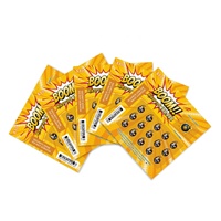 Cartes de loterie personnalisées avec numéros gagnants, impression sur carton duplex, tickets à gratter, taille personnalisée, fabrication chinoise