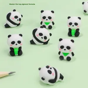 Pacote de <span class=keywords><strong>3</strong></span> Eficiente Limpa Ferramenta Apagar Bonito Panda 3D Lápis Eraser Set - Product Image 4