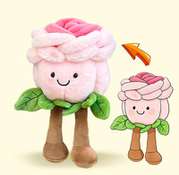 UYEAH OEM Peluche personnalisée en forme de fleur, adorable personnage carotte et feuille d'érable, jouets en peluche personnalisés pour cadeaux