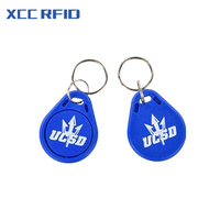 Sampel Gratis Key Fob RFID NFC T5577 125KHz yang Dapat Ditulis Ulang, Tahan Air, dan Dapat Dicetak dari Bahan ABS