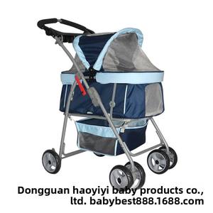 Fabrika doğrudan satış katlanabilir evcil hayvan arabası Oxford malzeme kedi ve köpek arabası - Product Image 2