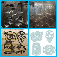 Moule en plastique pour la Saint-Valentin pour couper la pâte à biscuits fondant, emporte-pièce et outil de décoration de biscuits pour le glaçage royal