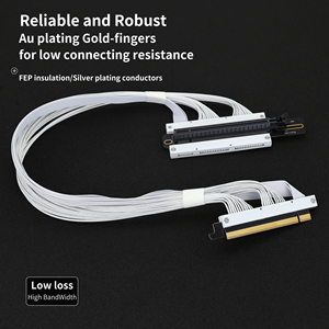 Pcie 4.0 Riser Cáp gen4 cho GPU ai máy chủ mật độ cao Đầy đủ kết nối hệ thống dây điện thông minh cài đặt Power Supply Adapter cho <span class=keywords><strong>PC</strong></span> - Product Image 3