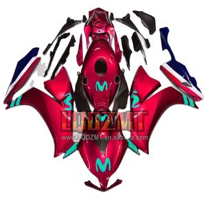 ฉีดสําหรับHONDA CBR1000 <span class=keywords><strong>CBR</strong></span> <span class=keywords><strong>1000</strong></span> <span class=keywords><strong>RR</strong></span> 1000RR 12 13 14 15 16 112No.158 CBR1000RR <span class=keywords><strong>2012</strong></span> 2013 สีแดงMovistar 2014 2015 2016 Fairings - Product Image 1