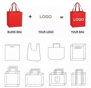 Eco Custom <b>Logo</b> Printed Reusable Promotional Grocery Shopping Bags Extra-Wide Heavy Duty Fabric Carry Tote Non Woven Bag Two - Product Image 6