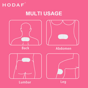 แผ่นประคบร้อนสมุนไพรสีขาวสำหรับประจำเดือน บรรเทาอาการปวดเมื่อย ร้อนเร็ว ได้รับการรับรองมาตรฐาน CE รุ่นเซรามิกฮีตเตอร์ จากโรงงาน - Product Image 5