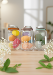 Set di Spugne per il Viso, Confezione da 4 x 192 Pezzi, Bottiglia Dritta per Spugne Trucco, Combo Pack da 4 Pezzi - Product Image 2