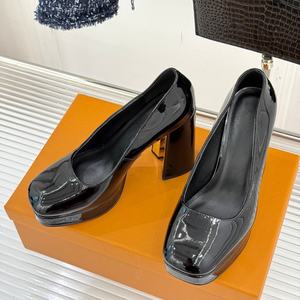 Chaussures élégantes et sexy pour femmes, escarpins formels de créateur en cuir véritable à talon fin de 6 cm, à enfiler, vente en gros de haute qualité - Product Image 2