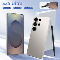 Nuevo S25 Ultra, Pantalla OLED Completa de 7.3 Pulgadas, 120Hz, 16+512GB, Android 14, Smartphone Global 5G LTE, Reconocimiento Facial, 108MP, Desbloqueado