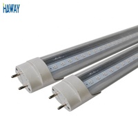 TUBE LUMIÈRE LED de Base 22W 30W G13 4ft 5ft 8ft Couvercle Laiteux ou Clair 110lm/150lm t5 t8 led tube pour Parking Souterrain